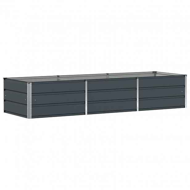 vidaXL Truhlík Antracit 240 x 80 x 45 cm Ocel