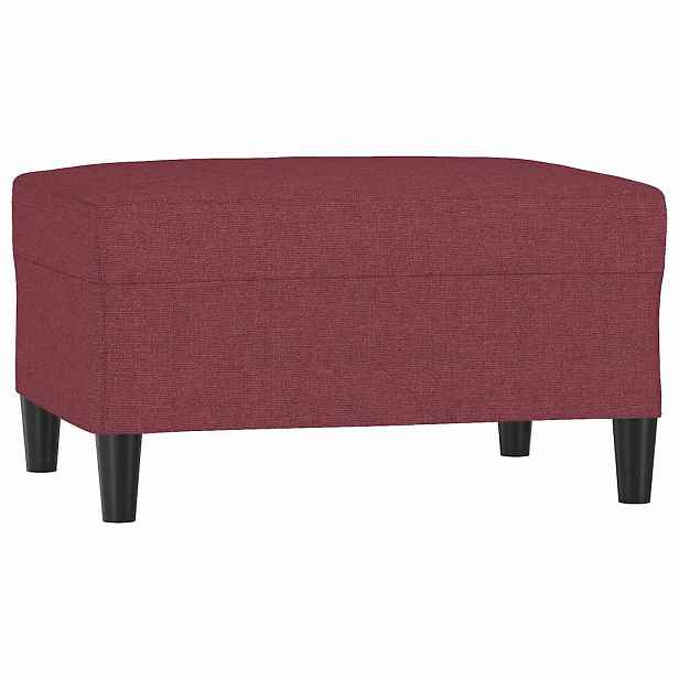 vidaXL Podnožka vínová 70x55x41 cm textil