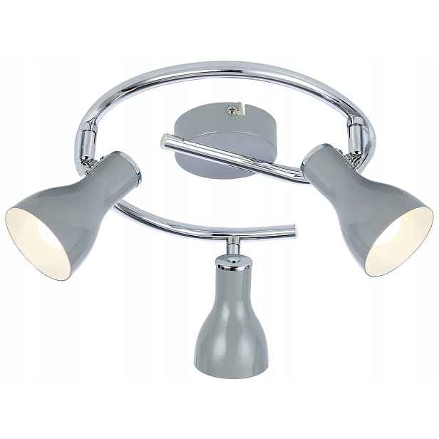 Exkluzivní stropní lampa Spirála šedá Klosz