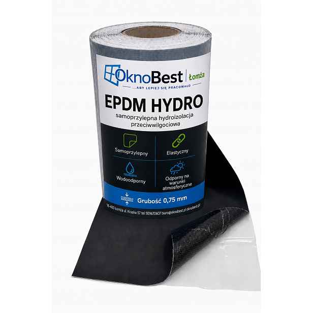 Fartuch Epdm 50 mm na plném lepidle Membrána 20 m
