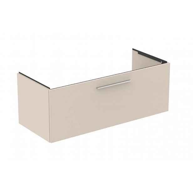 Ideal Standard i.Life B - Umyvadlová skříňka, 120x44x51 cm, 1 zásuvka, matná písková T5515NF