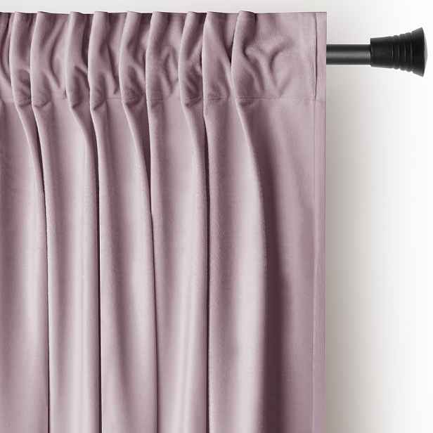 Restilo Závěs AmeliaHome Velvet s multifunkční páskou růžový, velikost 140x270