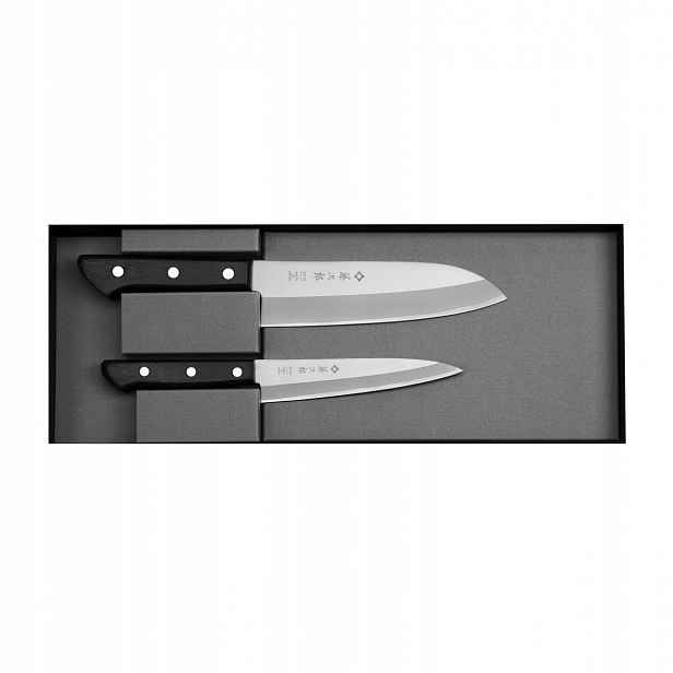 Tojiro Basic VG-10 Sada Nůž Santoku 16,5 cm univerzální 13,5 cm