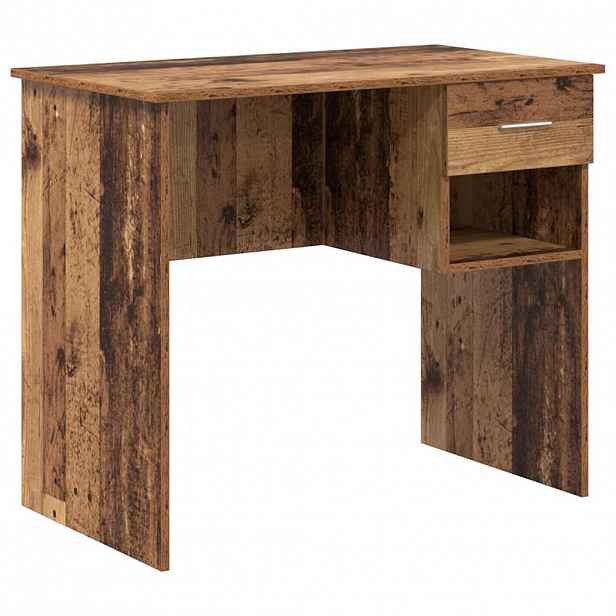 vidaXL Stůl Staré dřevo 90 x 49 x 75 cm Kompozitní dřevo