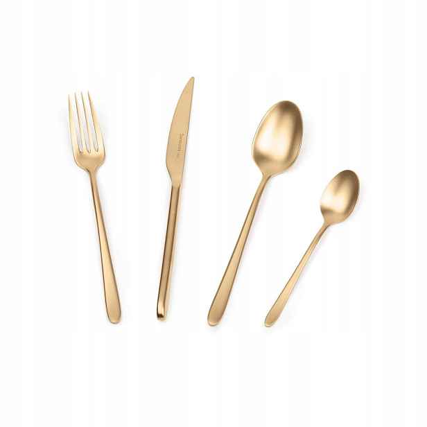 Sada příborů 24 ks Satin Gold Barazzoni