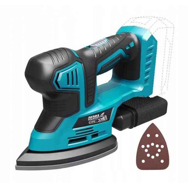 Akumulátorová oscilační bruska Dedra 18 W 18 V