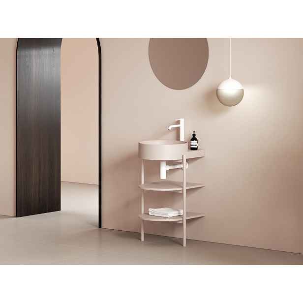 Ravak Konstrukce pod umyvadlo CS Yard 40, Alabaster Pink