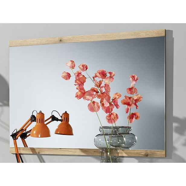Zrcadlo na stěnu Lime 102x76 cm, dub evoke