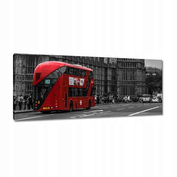 Obrazy 100x40 Londýn Červený autobus