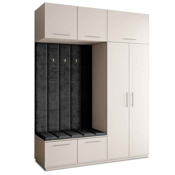 MASSENO MODERNÍ PŘEDSÍŇOVÁ SKŘÍŇ REMA, 180/240/60 cm, kašmírová