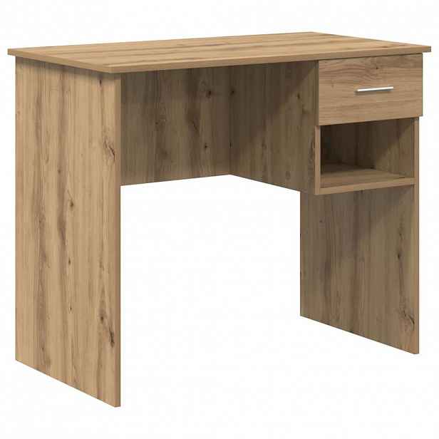 vidaXL Stůl Artisanový dub 90 x 49 x 75 cm Kompozitní dřevo