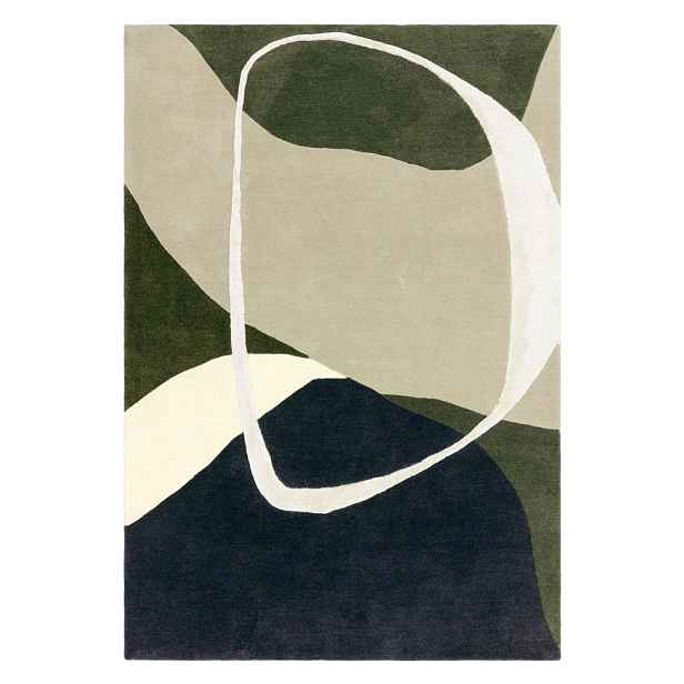 Zelený ručně tkaný vlněný koberec 160x230 cm Matrix – Asiatic Carpets