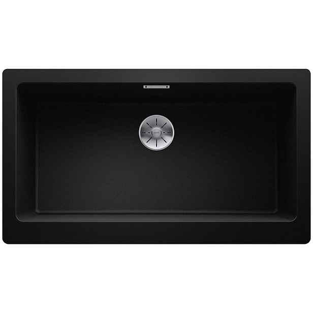 Blanco Vintera XL 9 - Silgranitový dřez, 90x51 cm, černá 526110