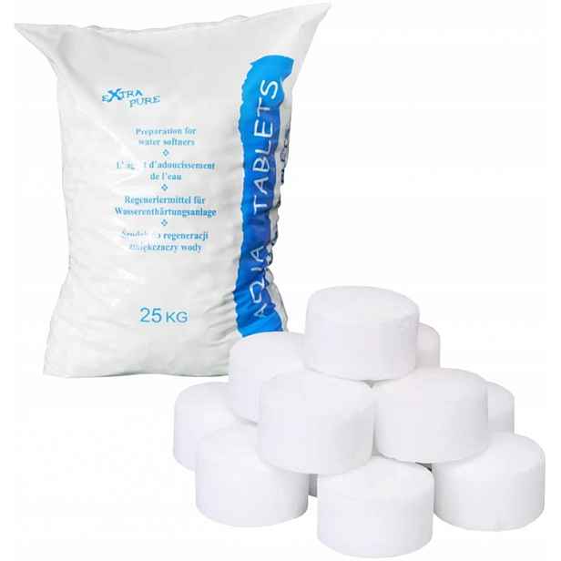 Solné Tablety Aqua Tablets Na Úpravu Vody Velký Sáček 25 Kg