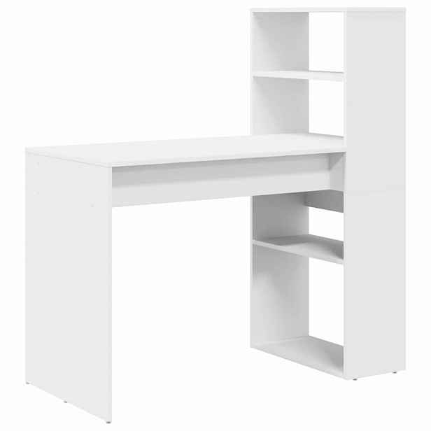 vidaXL Stůl Bílá Kompozitní dřevo 113 x 54 x 120 cm