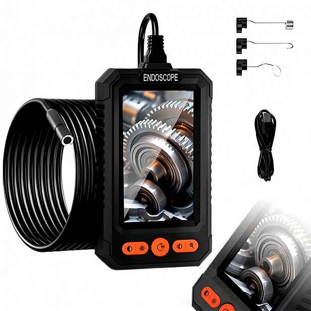 Dílenská Inspekční Kamera S Endoskopem Pro Trubky Motoru Full Hd Ips Usb-c