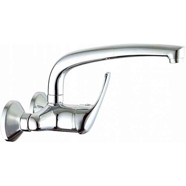 Kibath Jednopáková kuchyňská baterie 11 cm, chrom, otočný vývod
