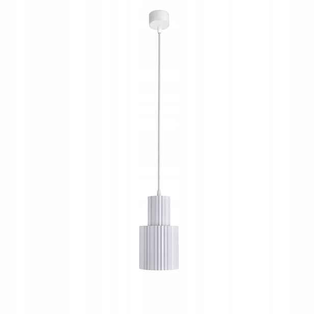 Light Prestige Závěsná lampa Tokio tuba bílá 1xE27 kov