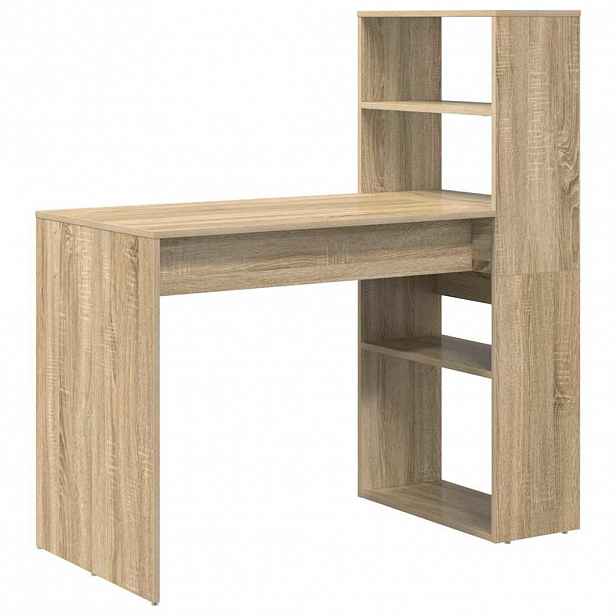 vidaXL Stůl Sonoma dub Kompozitní dřevo 113 x 54 x 120 cm