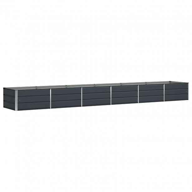 vidaXL Truhlík Antracit 480 x 80 x 45 cm Ocel