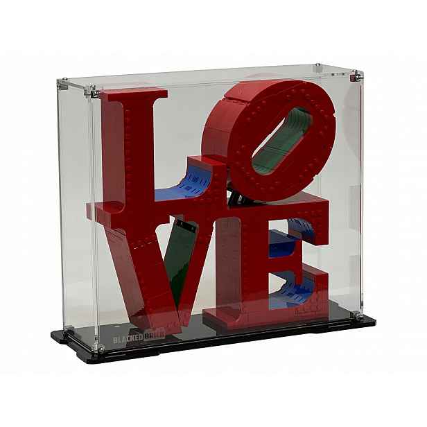 Vitrína Blacked Brick pro Lego 31214 Art Love