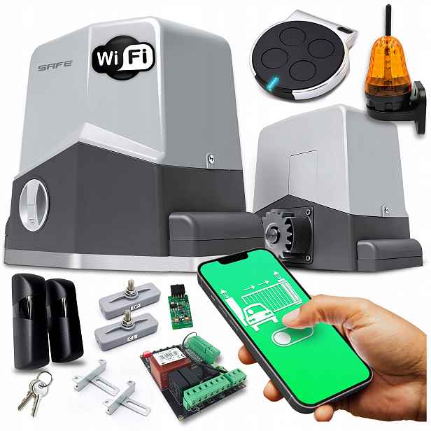 Set Pohon Pro Posuvnou Bránu lampa pohonu ovladače 600 kg Wifi automat