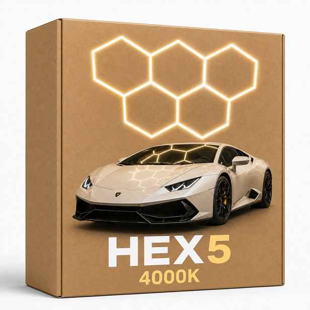 Panel hexagon Led černý 168W 4000K auto studio 229x158 cm