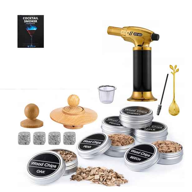 Sada na uzení Whisky Smoker Gadget Dárek pro muže na Valentýna