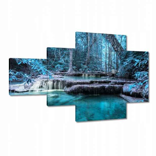 Obrazy 130x80 Erawan Modrý vodopád