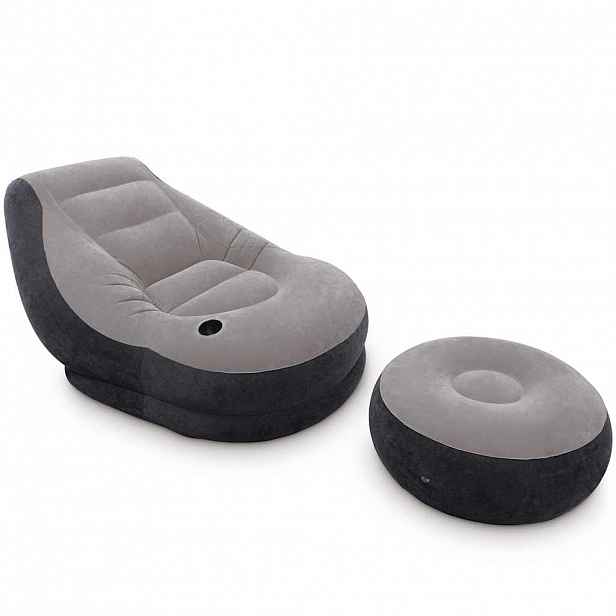 INTEX Nafukovací křeslo s pufem Ultra Lounge Relax 68564NP