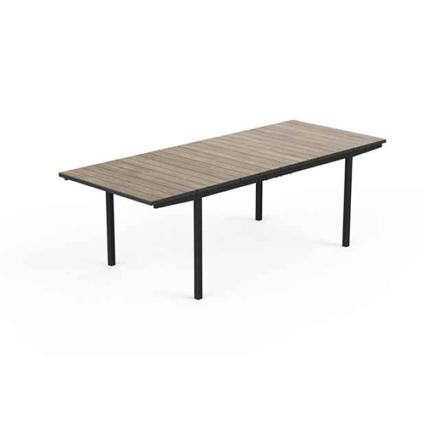 KETER Rozkládací zahradní stůl DEPORTO | 160-240cm ashwood/graphite