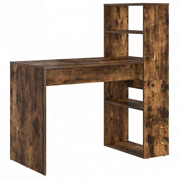 vidaXL Stůl Kouřový dub Kompozitní dřevo 113 x 54 x 120 cm