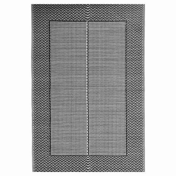 vidaXL Venkovní koberec ARAKIL černý 140 x 200 cm PP