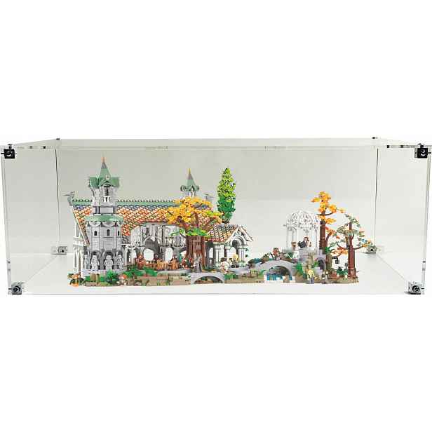 Vitrína Drewlandia pro stavebnici Lego 10316 Icons Pán Prstenů: Rivendell