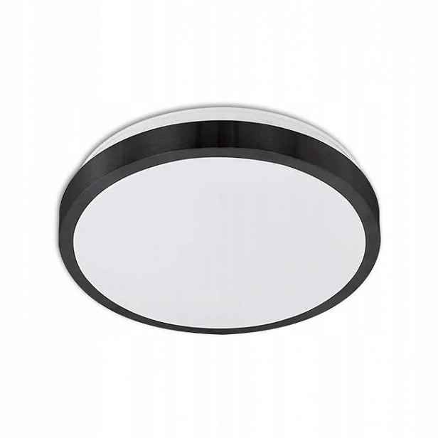 7433 Solen Hermetický stropní svítidlo Led v černém provedení 24W IP44 4000K Lvt