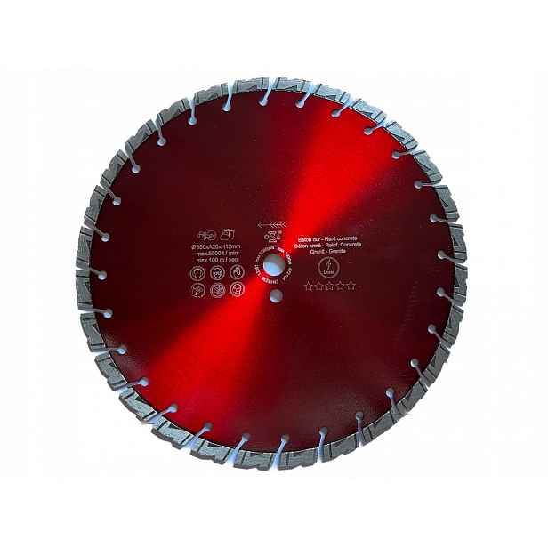 Diamantový kotouč na betonu, granit Maraton 350xH12xT3,2x25,4 mm