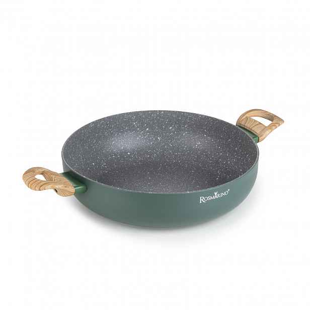 Nízký hrnec se dvěma rukojeťmi Rosmarino Eco Cook Plus – 28 cm