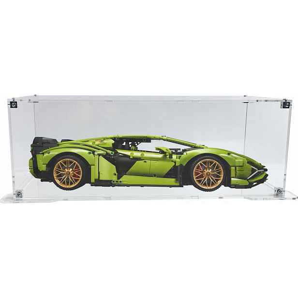 Vitrína s podstavcem Drewlandia pro stavebnici Lego 42115 Technic Lamborghini