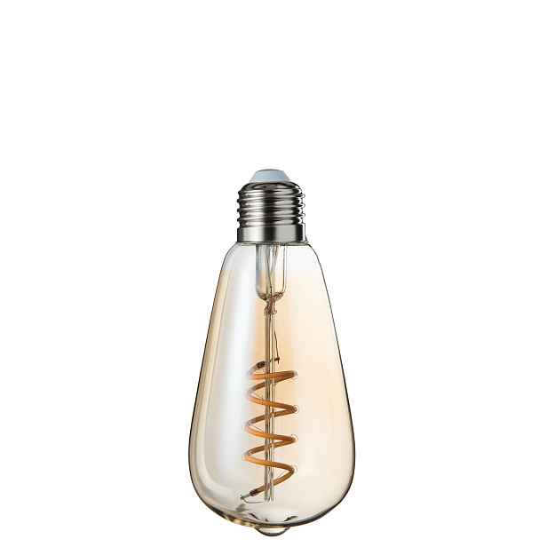Žárovka Jantar Spiral - 6*6*13 cm / E27 J-Line by Jolipa