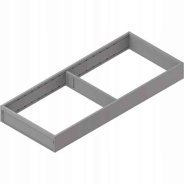 BLUMZC7S550RS2AMBIA-LINE rámečky do zásuvky, Merivobox, délka 550 mm, šedá matná barva