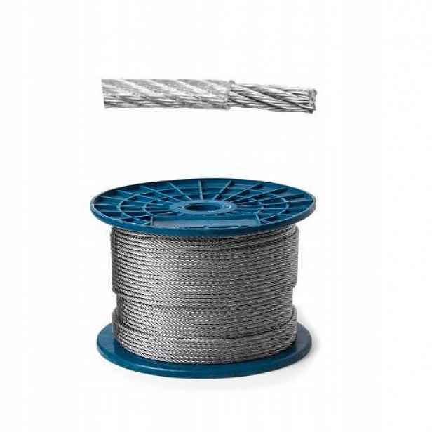 Lanko ocelové pozinkované v Pvc, Ø 2/3 mm x 200 m, Enpro