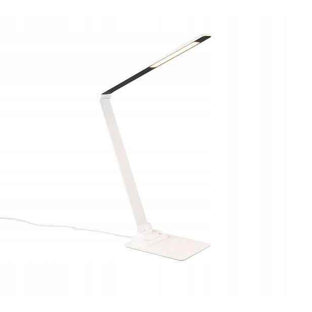 Led stolní lampa bílá černá moderní nastavitelná, variabilní barva Trio