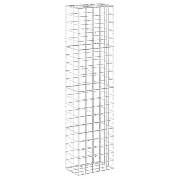 vidaXL Gabion s drátem 3,5 mm a síťkou 10x10 cm 50x30x200 cm