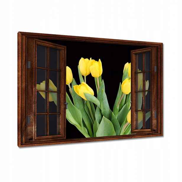 Obrazy 90x60 Žluté tulipány