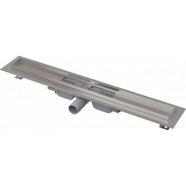 Alca - Sprchový žlab Low 95 cm, s okrajem pro perforovaný rošt, nerez APZ101-950