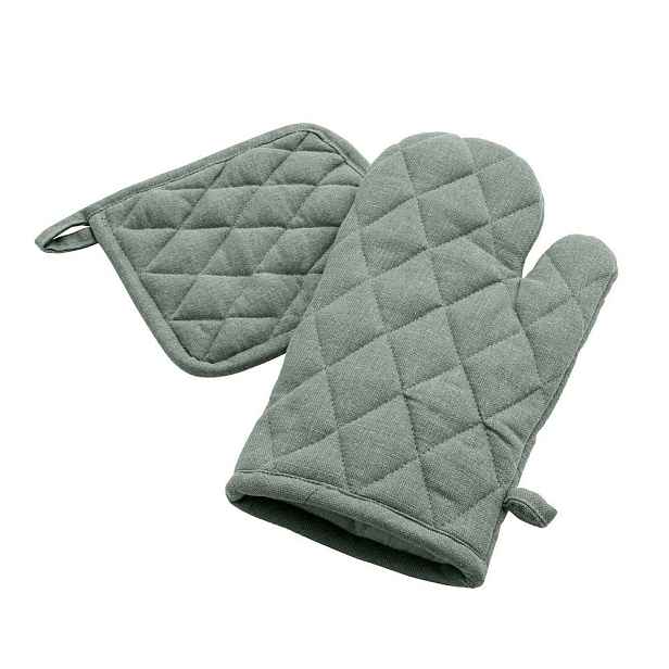 Set kuchyňské rukavice a chňapky 2 ks Gourmet – douceur d'intérieur