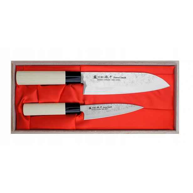 Satake Nashiji Natural Santoku Set univerzální sada