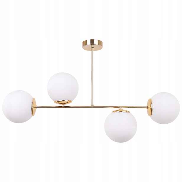 Závěsné Stropní Svítidlo Zlatý Lustr Do Kuchyně Obývacího Pokoje Glamour Loft