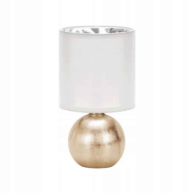Noční lampa zlatá/bílá