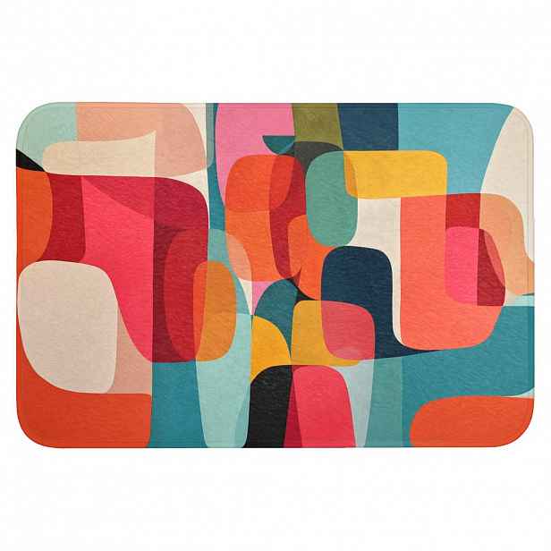 OnlyWow WC PŘEDLOŽKA Tvary - barevné - abstraktní - letadla 90x60 cm